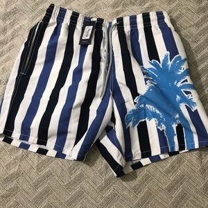 NWT- MOOREA 5007e blue stripped short